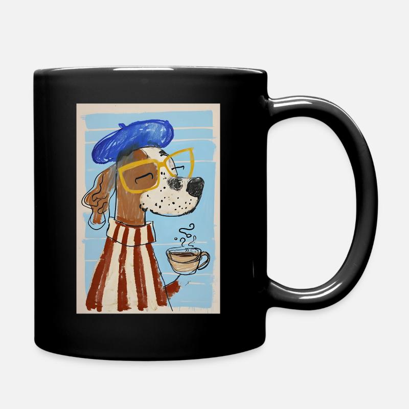 Pawsh Brew - Tasse einfarbig - Schwarz