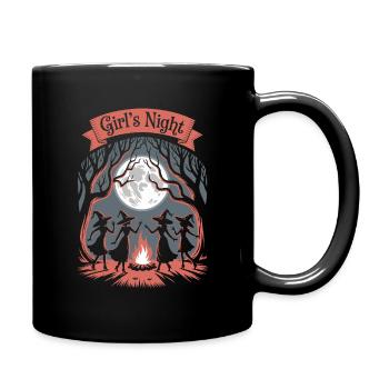 Hexen-Tanz unter dem Vollmond – Girl’s Night - Tasse einfarbig - Schwarz - Rechts