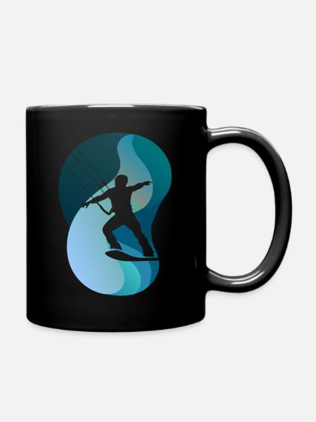 Wakeboard Wakeboarding Wakeboarder - Tasse einfarbig - Schwarz
