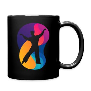 Dance Sport Dance Teacher - Full Colour Mug - black - Right