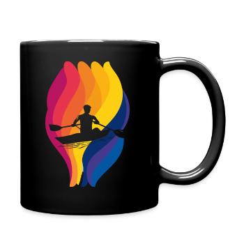 Techniques d’aviron sur l’eau - Mug uni - noir - Droite