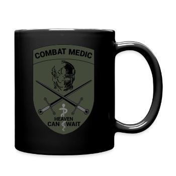 CMC Sticker (Combat Medic/Corpsman) - Tasse einfarbig - Schwarz - Rechts
