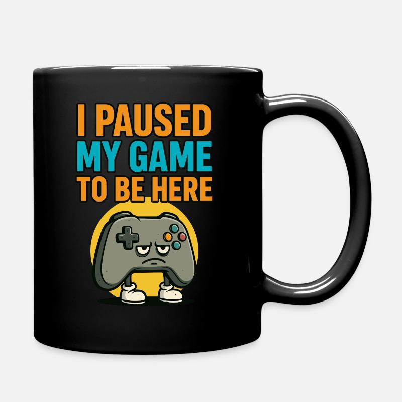 Sarcastic Gaming Controller - Full Colour Mug - black