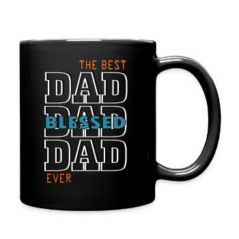 Der Bert DAD-Segen für immer - Tasse einfarbig - Schwarz - Rechts