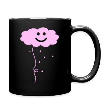 My little rain cloud - Full Colour Mug - black - Right