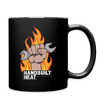 handbuilt heat/ Tuning Auto Design - Tasse einfarbig - Schwarz - Rechts