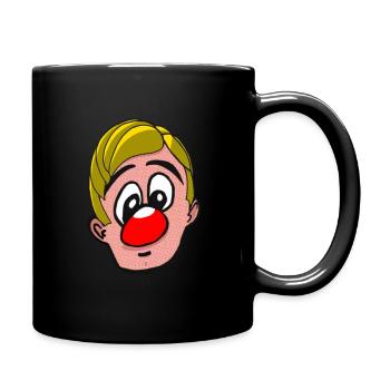 nez rouge - Mug uni - noir - Droite