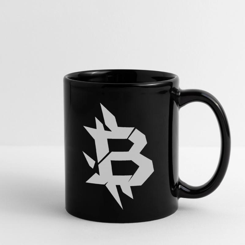 Bitcoin B angular design Full Colour Mug