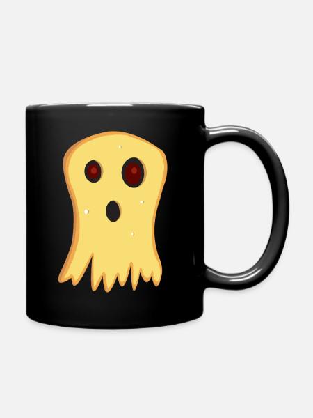 käse geist halloween - Tasse einfarbig - Schwarz