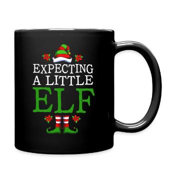Révélation du sexe de Noël du futur papa - Mug uni - noir - Droite