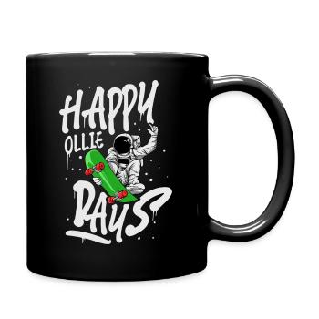 Skateboard Skate Skater - Full Colour Mug - black - Right