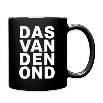 Das van den ond. Antwerpen Dialekt Hemden - Tasse einfarbig - Schwarz - Rechts