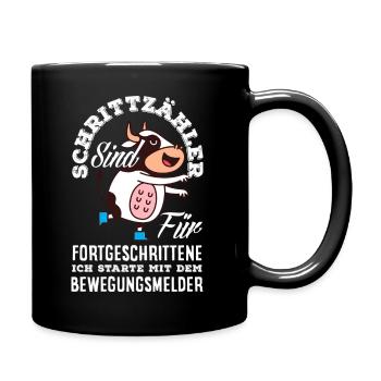 Podomètre? J’utilise le détecteur de mouvement - Mug uni - noir - Droite