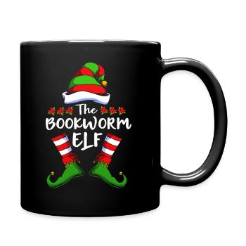 Elf Elf Cadeau de Noël Livres de lecture - Mug uni - noir - Droite