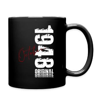 77th Birthday Original October 1948 - Full Colour Mug - black - Right