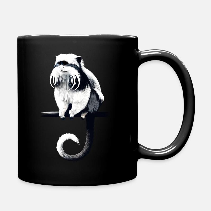 Emperor tamarin - Full Colour Mug - black