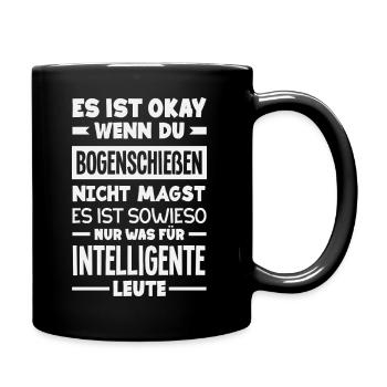 I go archery - Full Colour Mug - black - Right