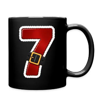 Red Seven with Belt - Full Colour Mug - black - Right