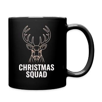 Neon Deer Squad Noël - Mug uni - noir - Droite