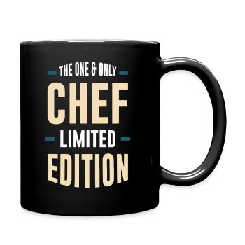 Chef Limited Edition Typographic Tee - Full Colour Mug - black - Right