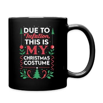Inflation Christmas Costume - Full Colour Mug - black - Right