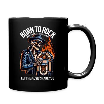 Rock and Roll Toujours et pour toujours Rockabilly 2025 - Mug uni - noir - Droite