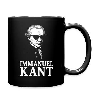 Enlightenment Immanuel Kant Silhouette  - Full Colour Mug - black - Right
