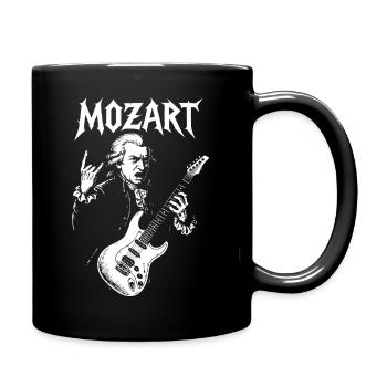 Mozart Rock Guitarist Tee - Full Colour Mug - black - Right
