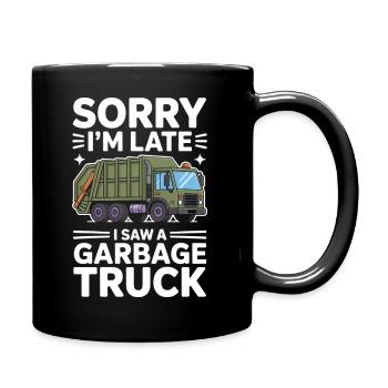 Garbage Day is my favorite day of the week - Full Colour Mug - black - Right