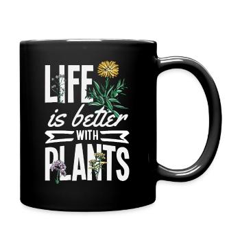 Cadeaux pour les jardins et les amoureux des plantes - Mug uni - noir - Droite