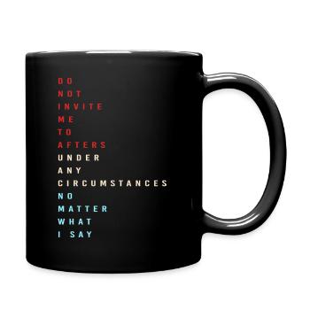 Techno House Electro Festival Hardstyle EDM - Tasse einfarbig - Schwarz - Rechts