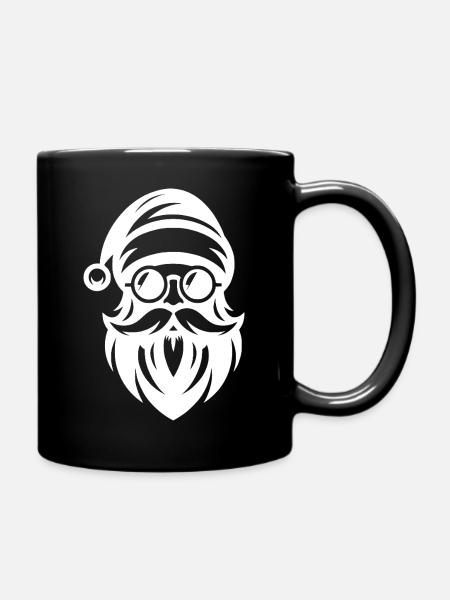 Silhouette du Père Noël Je suis le Père Noël cool - Mug uni - noir