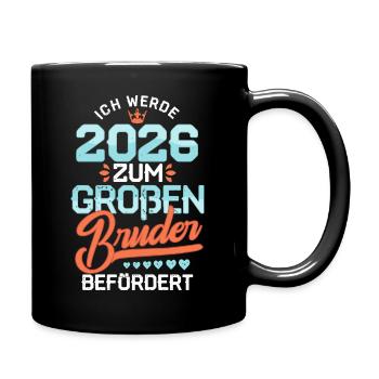 I Will 2026 Big Brother Pregnancy Baby - Full Colour Mug - black - Right