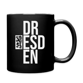 DR ESD EN - Tasse einfarbig - Schwarz - Rechts