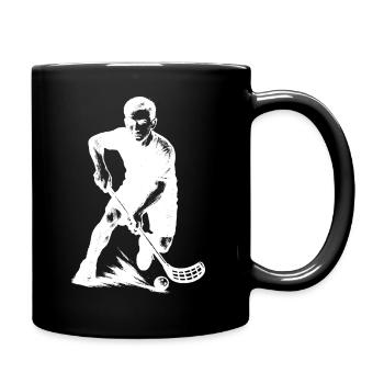 Floorball Love Look clair pour floorball - Mug uni - noir - Droite