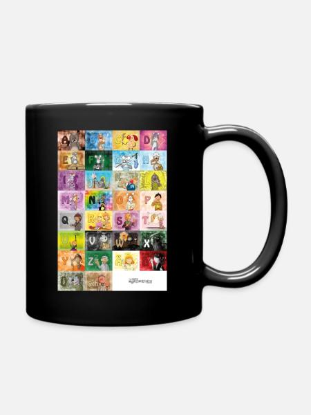 Alphabet allemand au doigt 1 / - Mug uni - noir