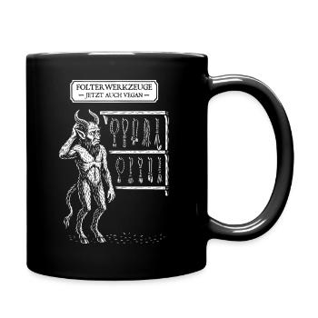 Torture tools now also Vegan Demon - Full Colour Mug - black - Right