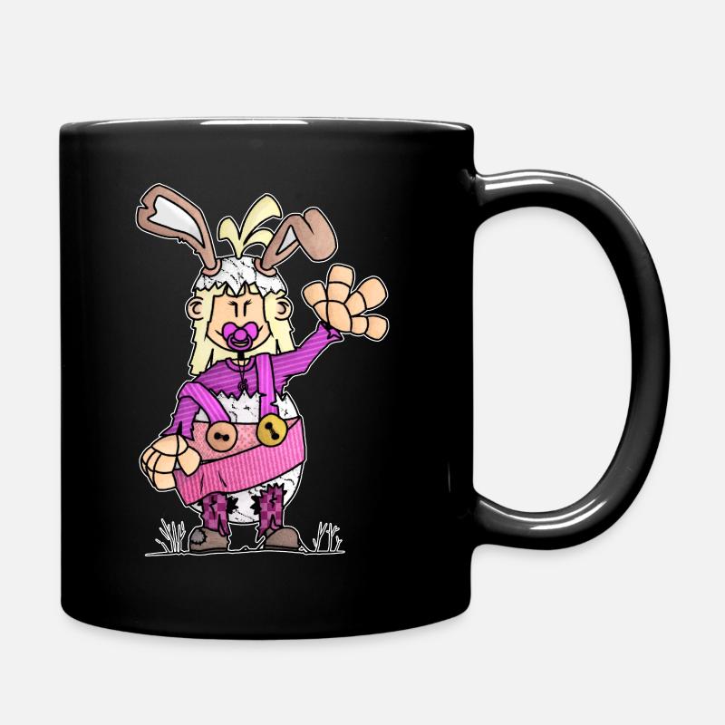 Tida - das Turbo-Pappe-Ei / - Tasse einfarbig - Schwarz
