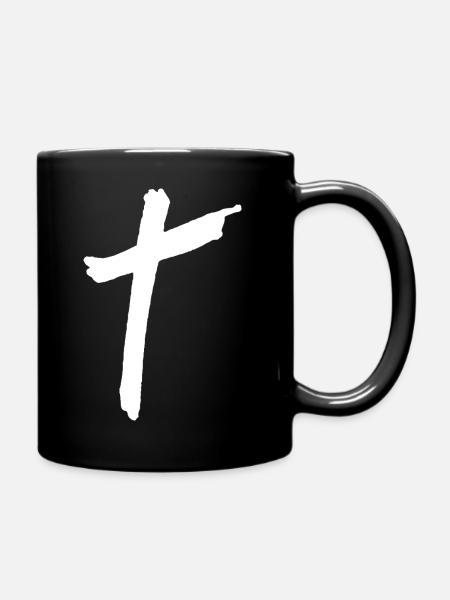 Croix de Jésus - Mug uni - noir