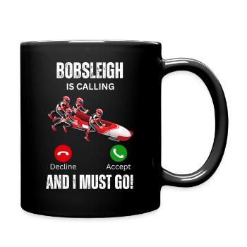 Bobsleigh Is Calling - Full Colour Mug - black - Right