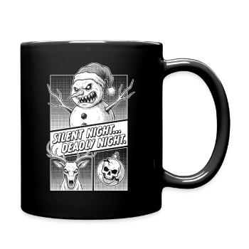 Silent Night Deadly Night Horror - Tasse einfarbig - Schwarz - Rechts