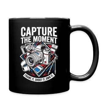 Photographie Capture du Moment - Mug uni - noir - Droite