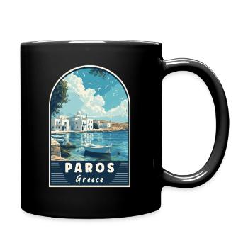 Explorez Paros en Grèce Paradis méditerranéen - Mug uni - noir - Droite