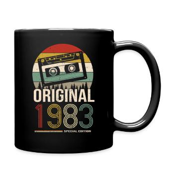 1983 Birthday 1983 Born in 1983 Birthday - Full Colour Mug - black - Right