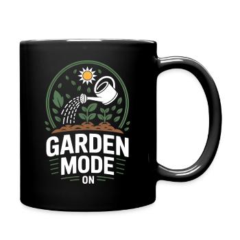Mode jardin sur Gartenmodus An Gärtner - Mug uni - noir - Droite