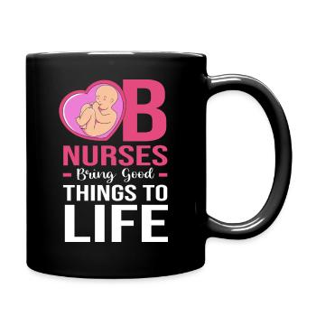 Hôpital de grossesse infirmier - Mug uni - noir - Droite