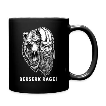 Viking Berserk Rage Ours Guerrier Mascotte Norse - Mug uni - noir - Droite
