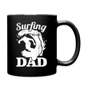 Surfer Dad - Full Colour Mug - black - Right