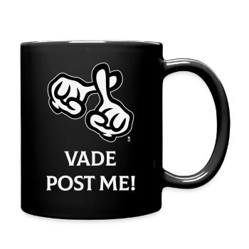 Vade Post Me! (Kreuz / Bibel / Religion / NEG 2C) - Tasse einfarbig - Schwarz - Rechts