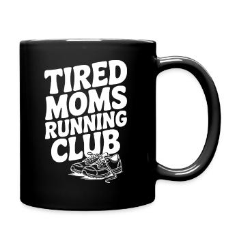 Club de course des mamans fatiguées - Mug uni - noir - Droite